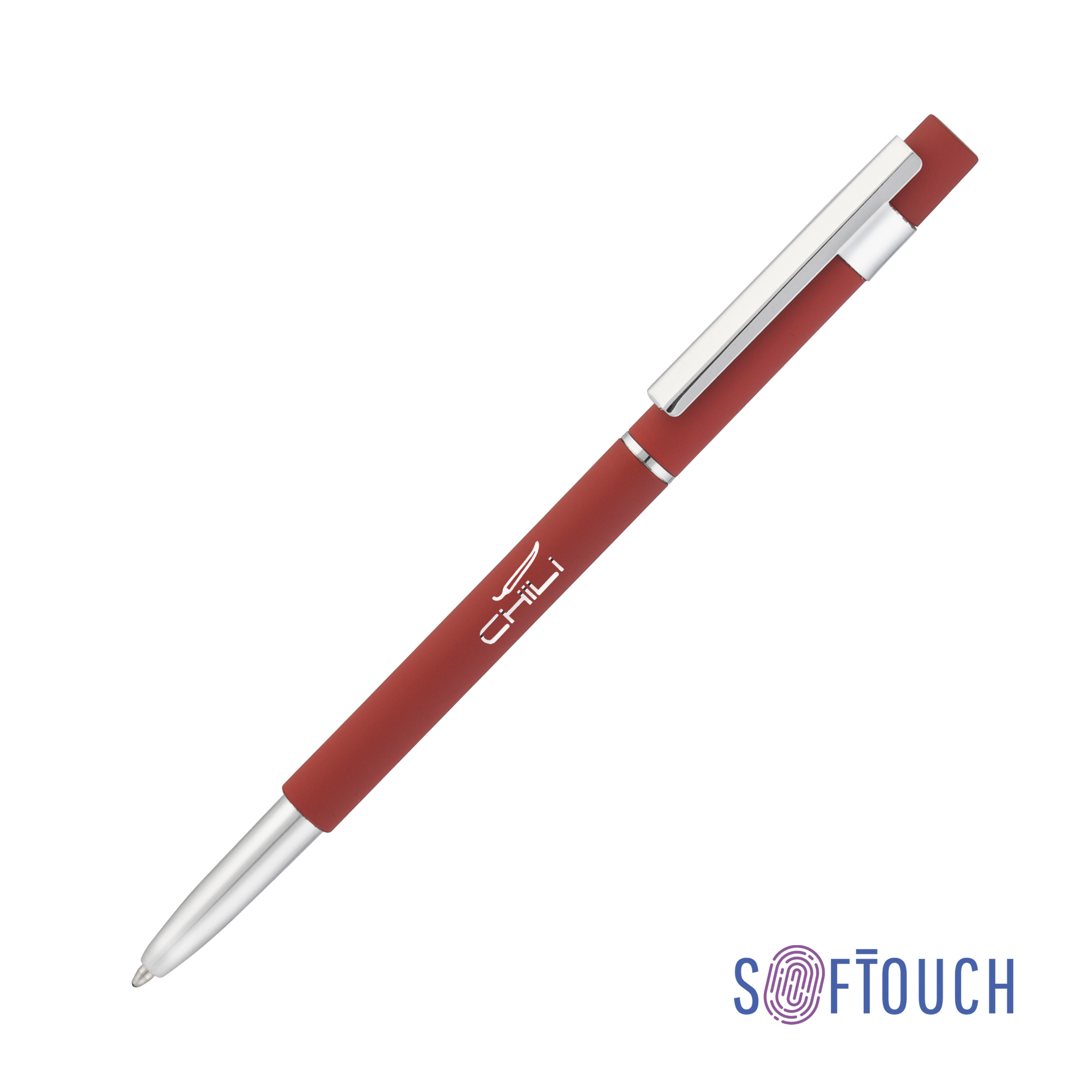 Ручка шариковая "Star", покрытие soft touch, розовый