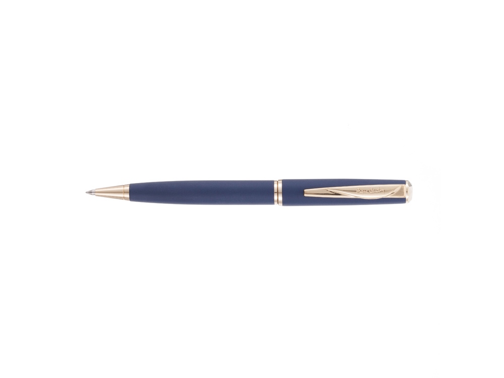 Ручка шариковая Pierre Cardin коллекция ГАММА КЛАССИКА | GAMME CLASSIC. Корпус - латунь. Цвет - синий. Упаковка Е