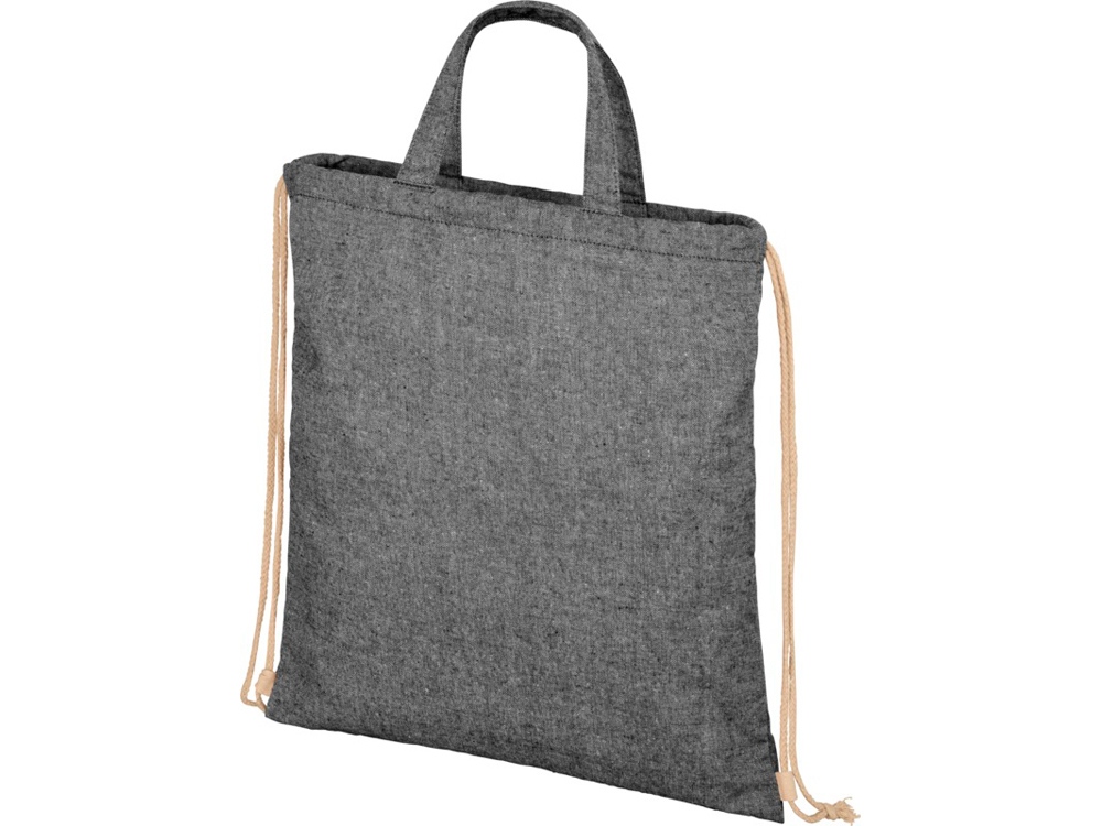 Сумка-рюкзак Pheebs из переработанного хлопка, 210 г/м² с логотипом  | Print Logo