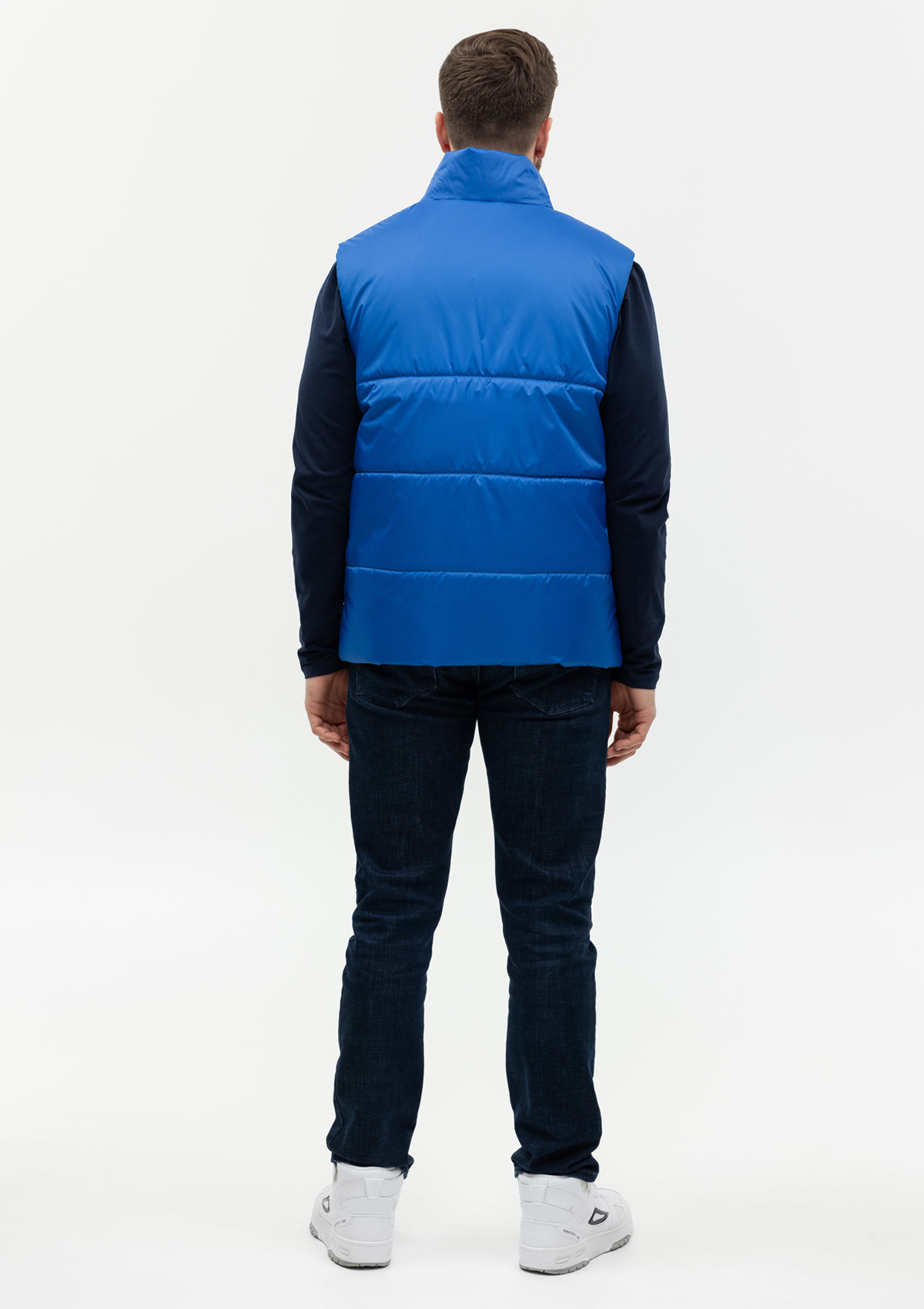 Жилет унисекс STAN утепленный таффета 210T,200, 84, Синий,  (16/1)  (52/XL)