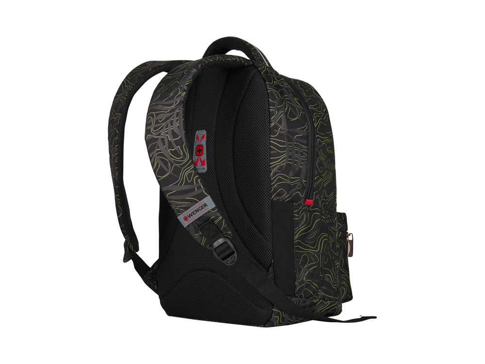 Рюкзак Colleague WENGER 16'', черный с рисунком, полиэстер, 36 x 25 x 45 см, 22 л