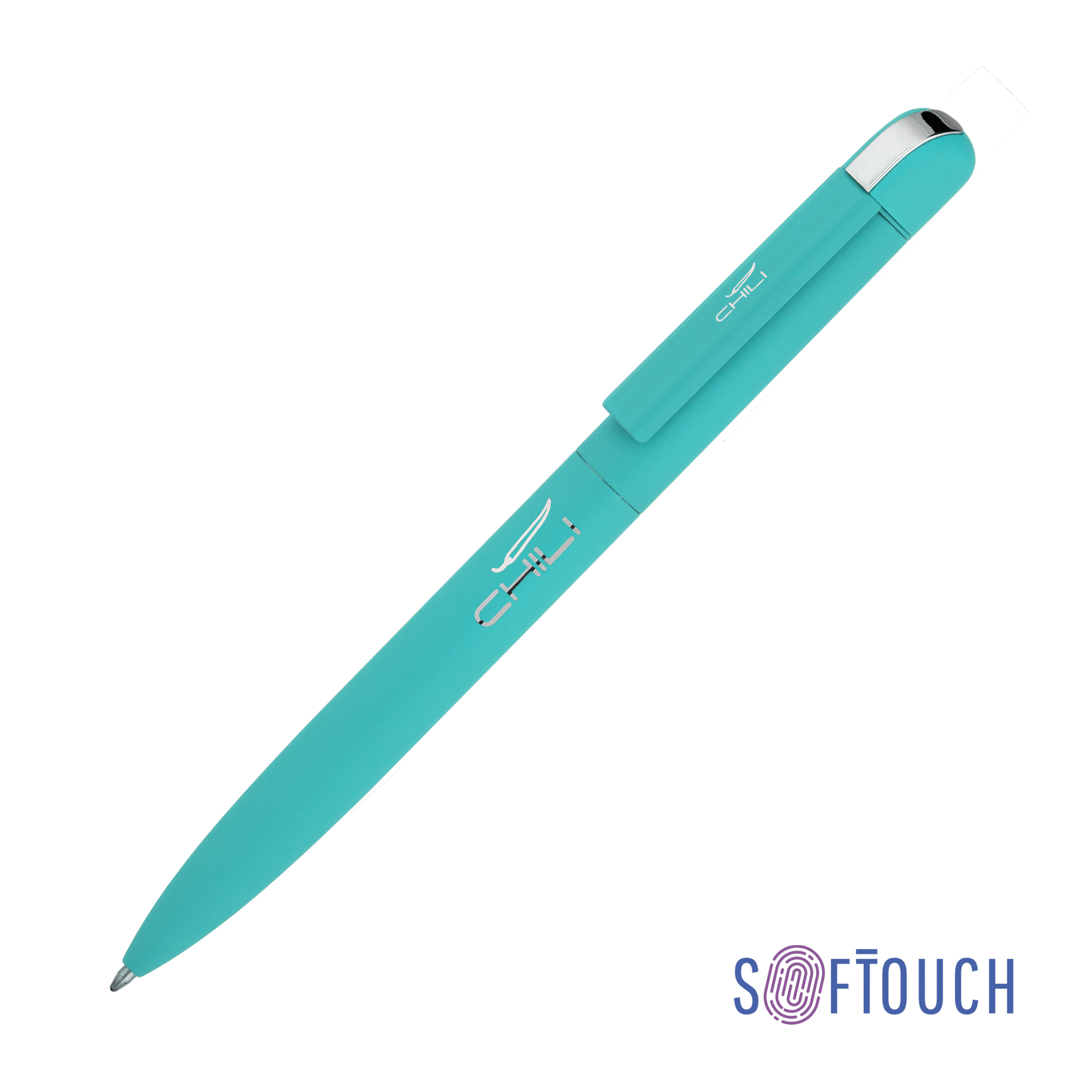 Ручка шариковая "Jupiter", покрытие soft touch, бирюзовый