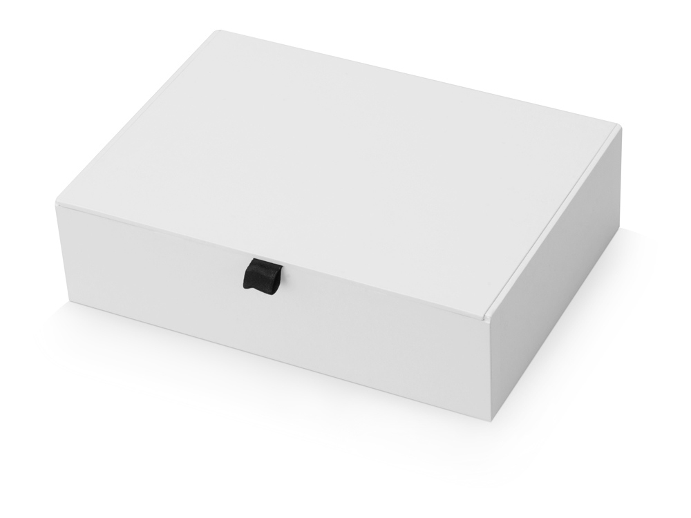 Коробка подарочная White M с логотипом  | Print Logo