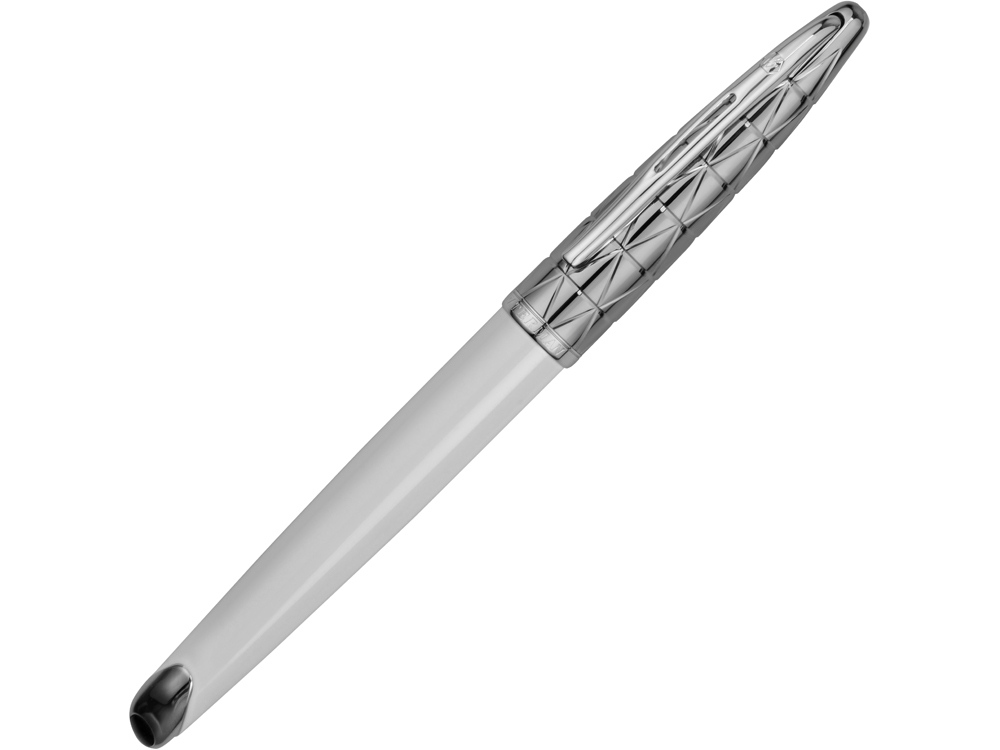 Ручка-роллер Carene Contemporary White ST с логотипом Waterman | Print Logo