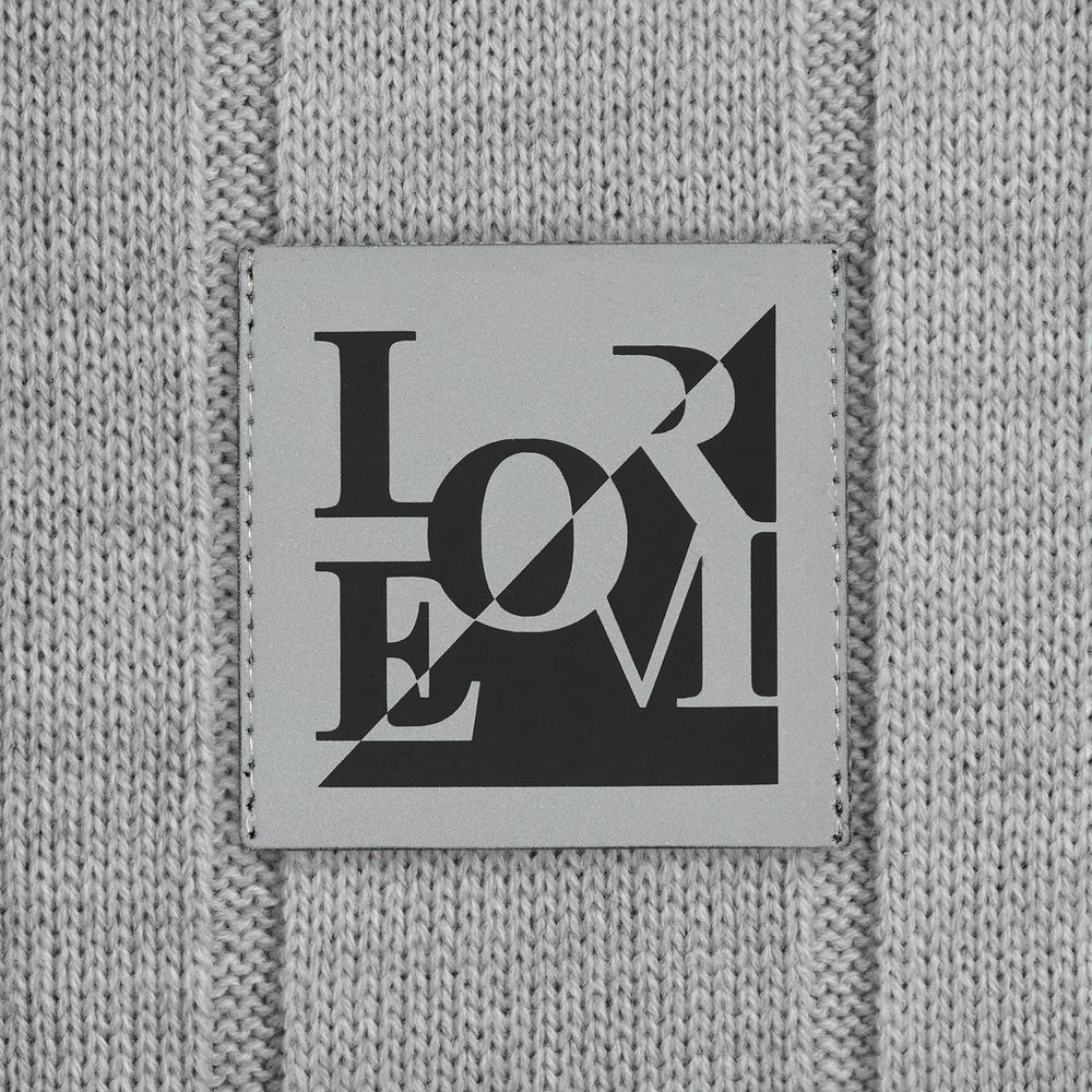Лейбл светоотражающий Tao, L с логотипом  | Print Logo