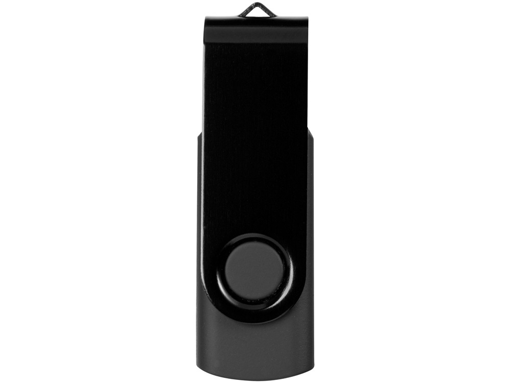 Флеш-карта Rotate Metallic USB 2.0 на 4 Gb, черный
