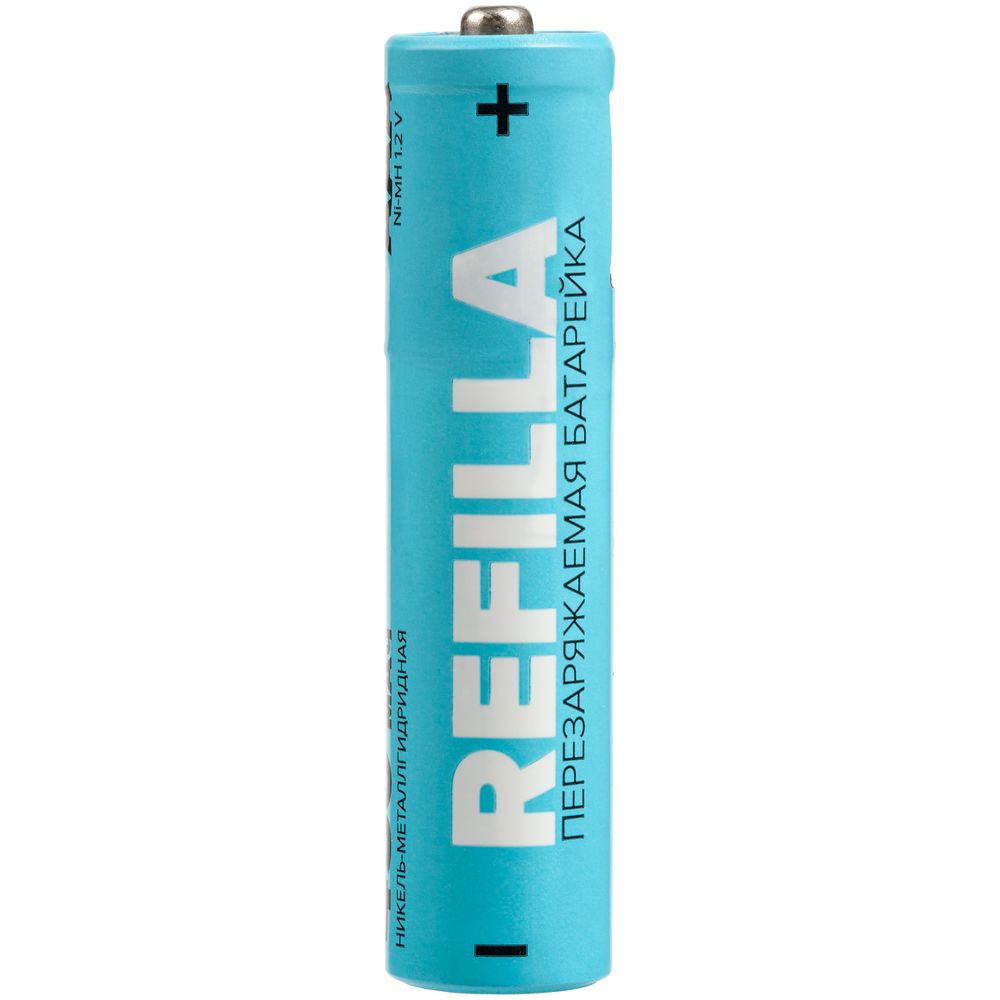 Набор перезаряжаемых батареек Refilla AAA с логотипом  | Print Logo