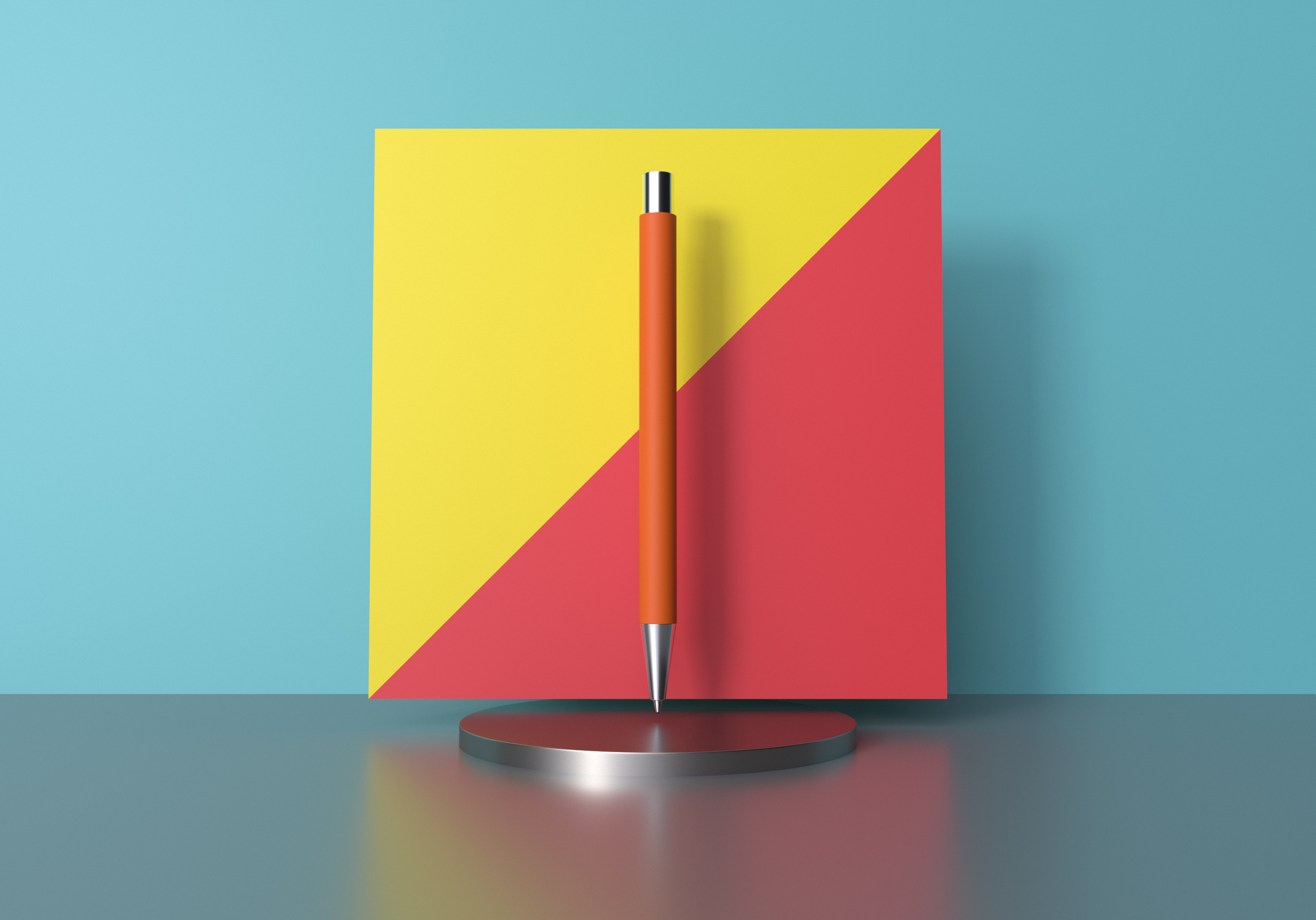 Набор "Гарант", белый с оранжевым