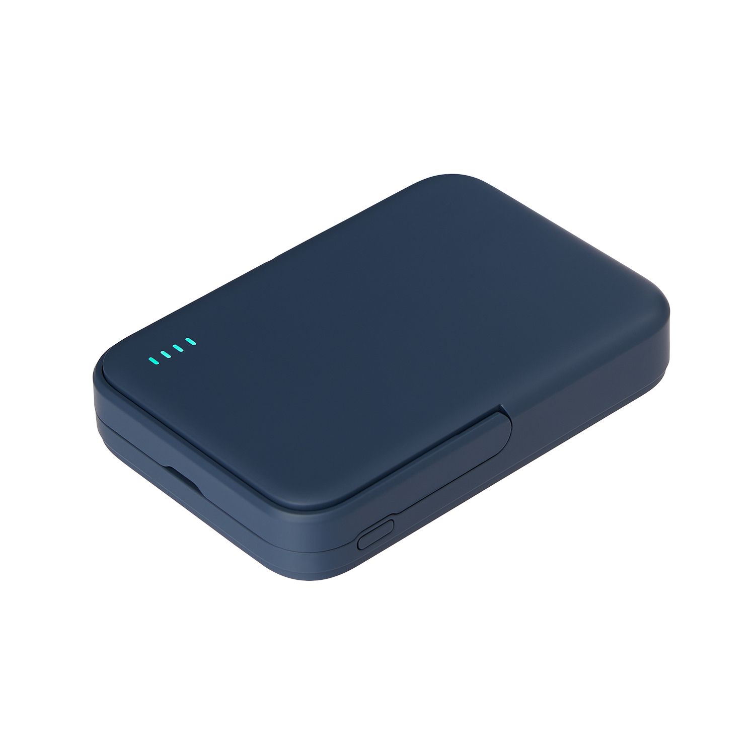 Внешний аккумулятор Union PD 10000mAh с функцией беспроводной зарядки 15W, синий