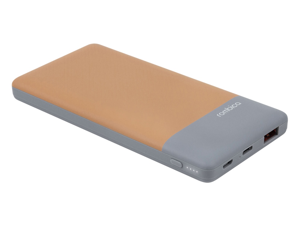 Внешний аккумулятор NEO Charge 4C, 10000 mAh с логотипом Rombica | Print Logo