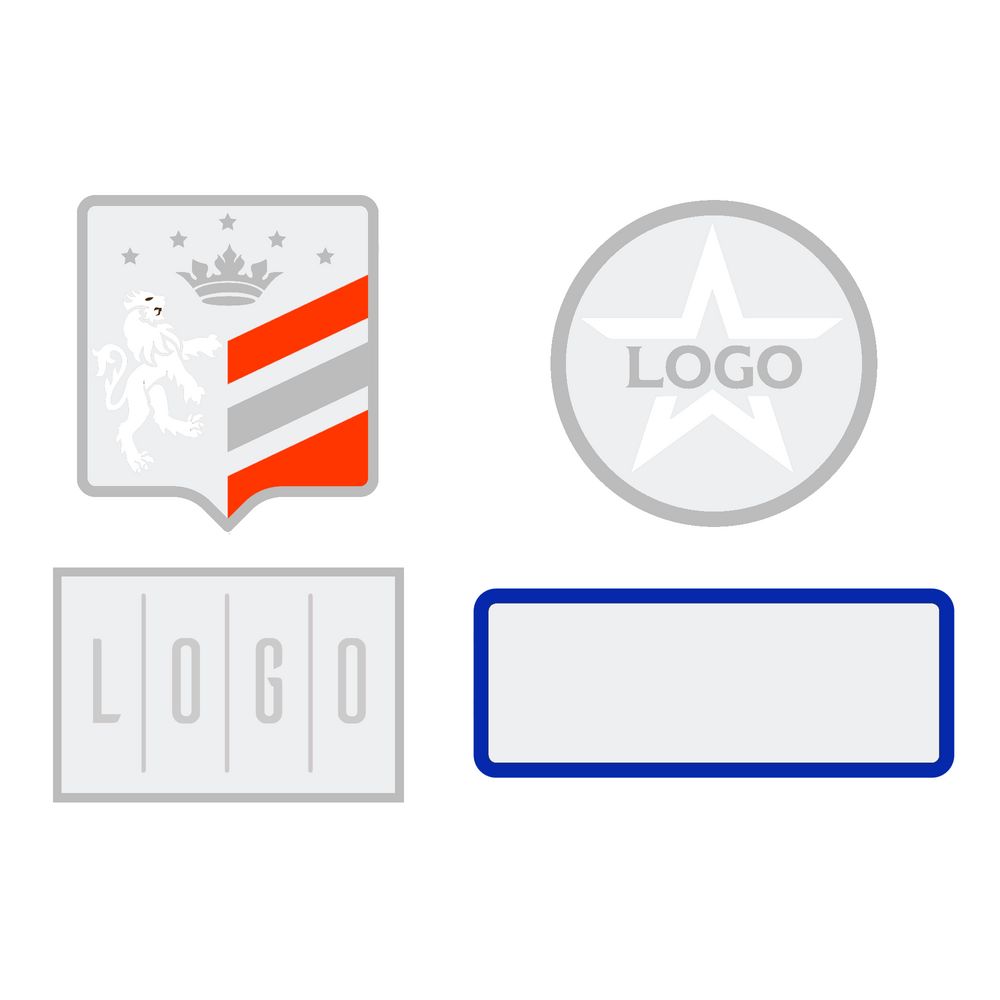 Шеврон из габардина Gabo M с логотипом  | Print Logo