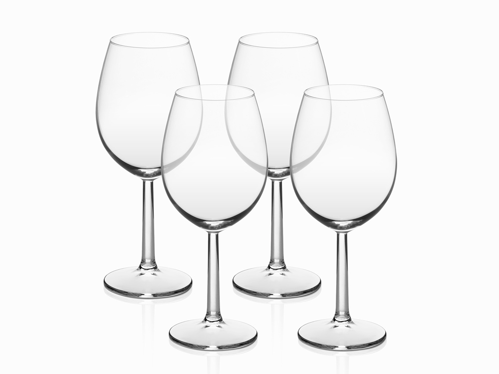 Набор бокалов для вина Vinissimo, 430 мл, 4 шт с логотипом  | Print Logo