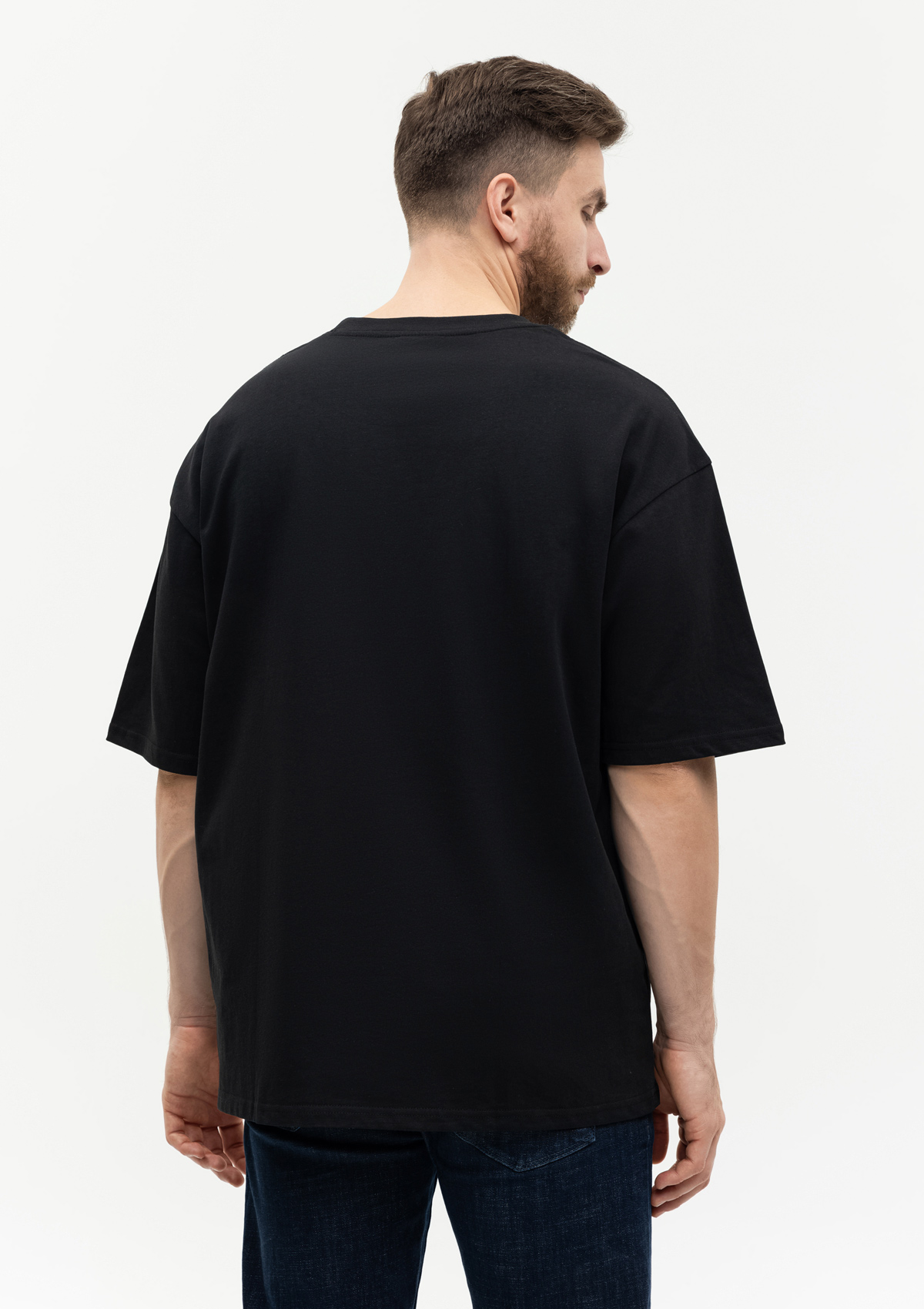 Футболка унисекс оверсайз STAN хлопок 240, 56, Чёрный,  (20)  (54/XXL)