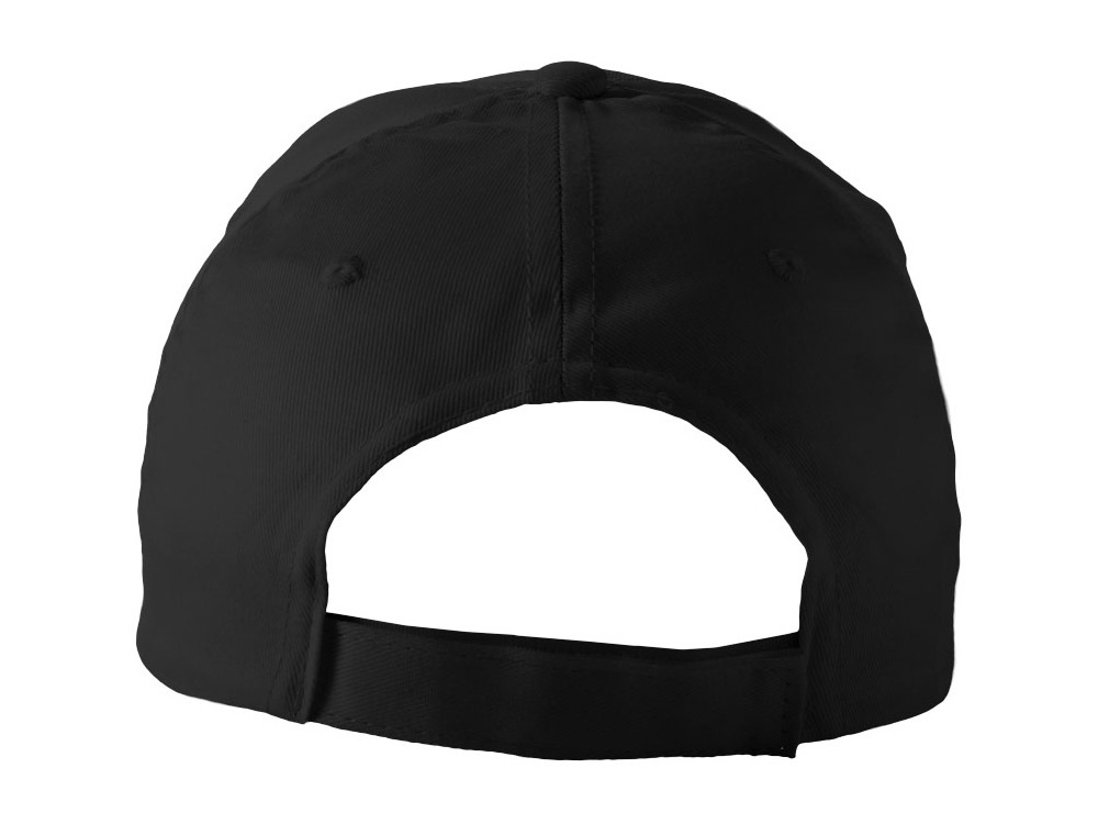 Бейсболка Basic, 5-ти панельная, черный