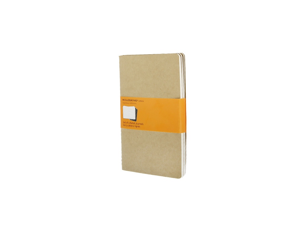 Набор записных книжек А5 Cahier (в линейку) с логотипом Moleskine | Print Logo