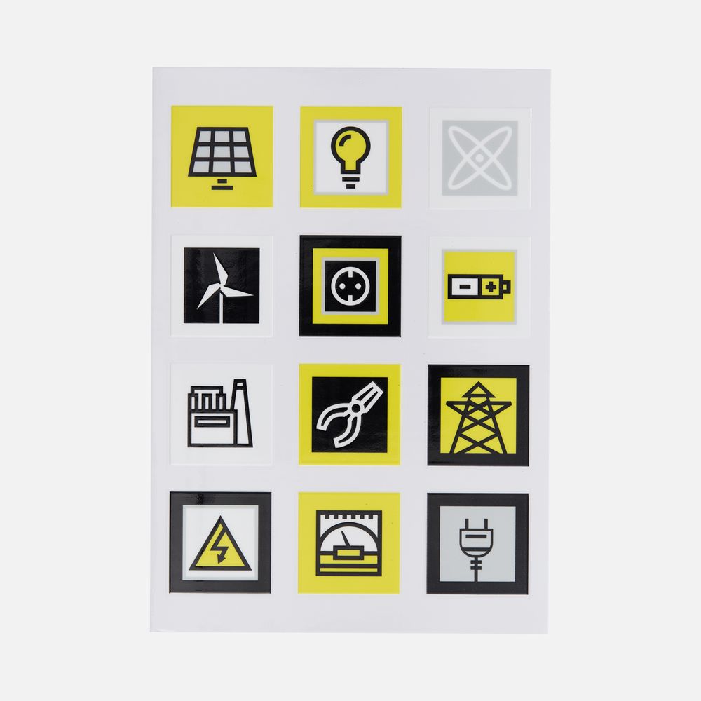 Стикерпак UV-DTF Industry с логотипом  | Print Logo