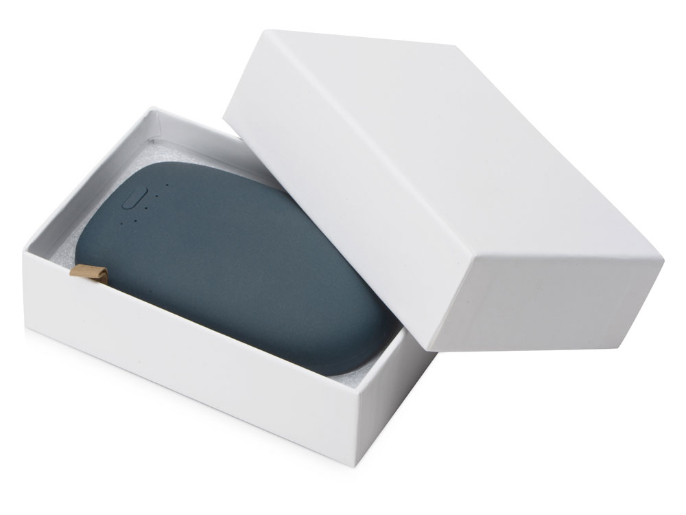 Внешний аккумулятор в форме камня Stone, 10400 mAh, темно-серый