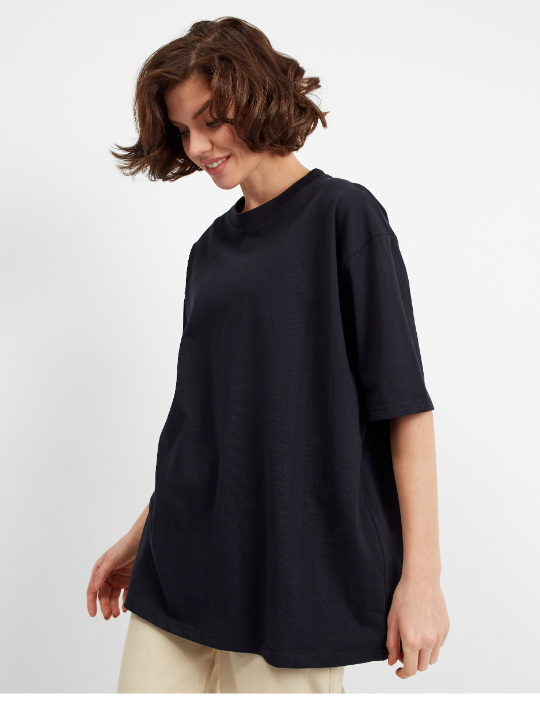 Футболка унисекс оверсайз STAN хлопок 240, 56, Чёрный,  (20)  (54/XXL)
