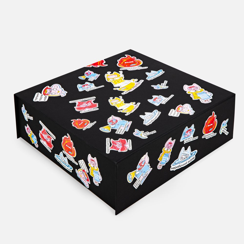 Наклейки UV-DTF Sticker Pack на заказ — пример нанесения логотипа () | Print Logo