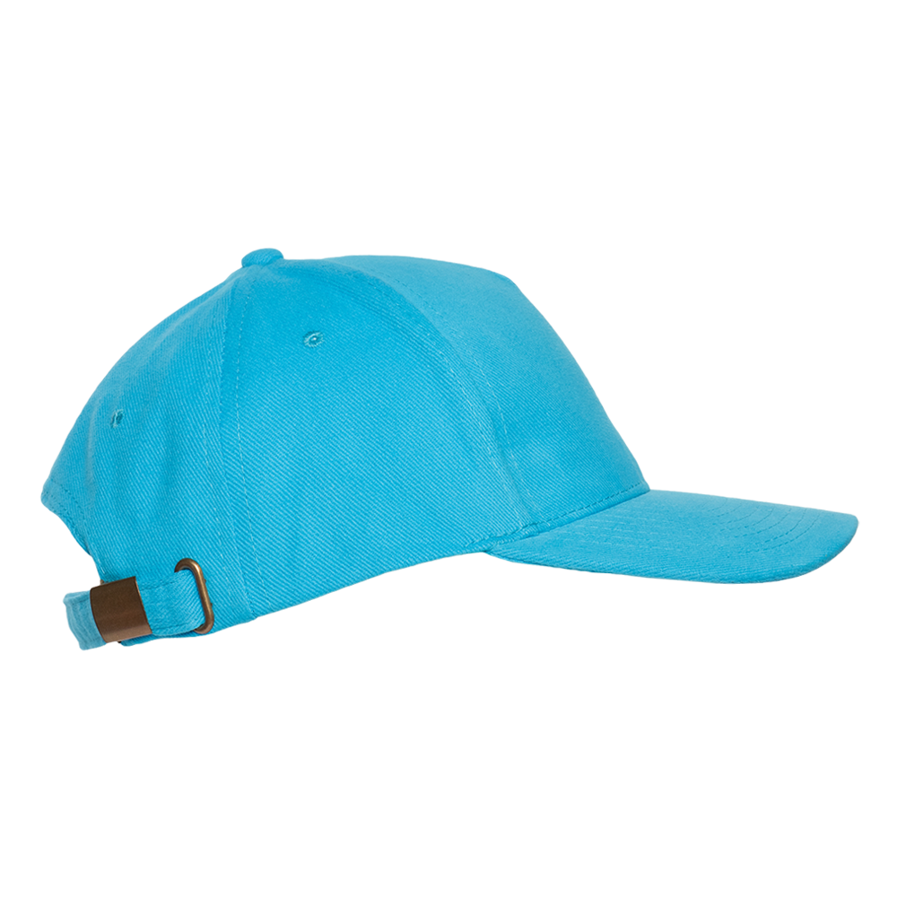 Бейсболка STAN 5 клиньев хлопок 280, 11, Бирюзовый,  (32)  (56-58)