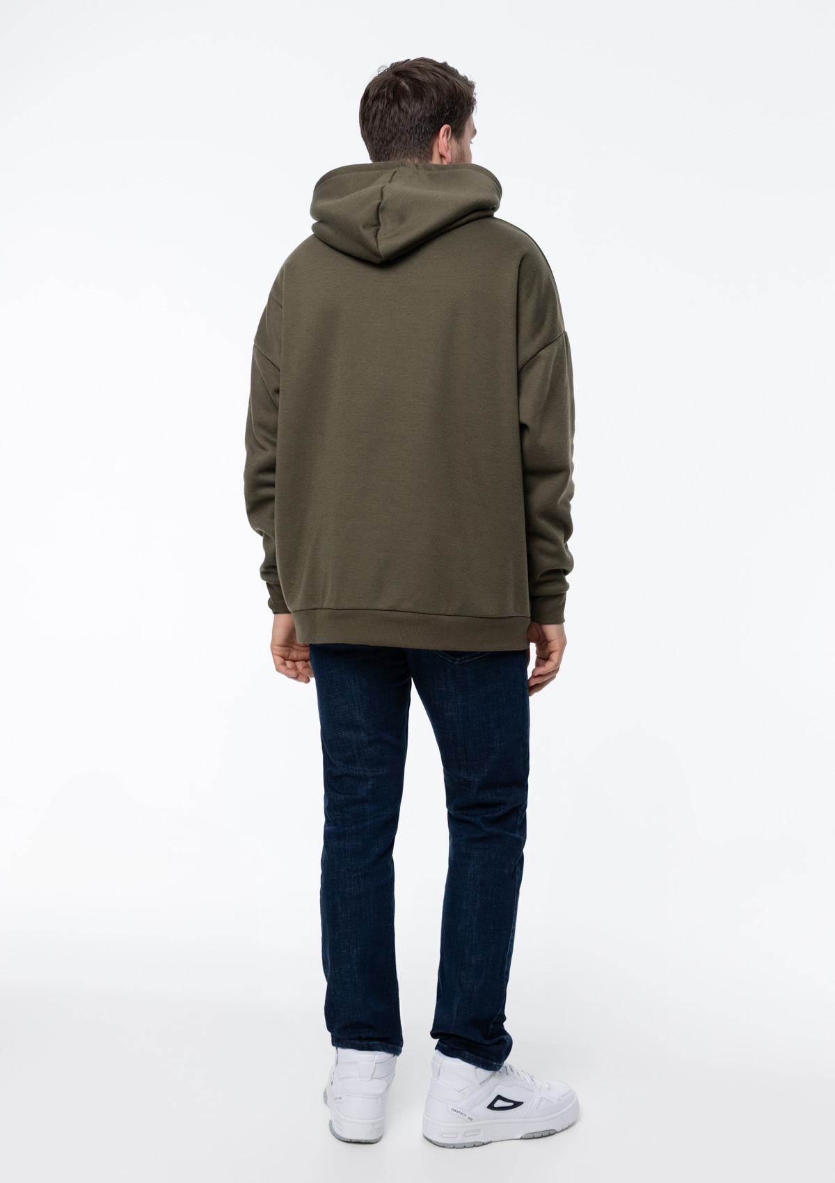 Худи унисекс STAN оверсайз интерсофт 320, 69, Оливковый хаки,  (36)  (52/XL)