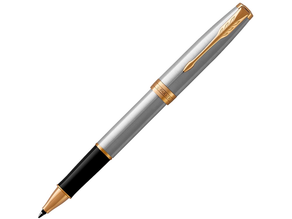 Ручка роллер Parker Sonnet Core Stainless Steel GT с логотипом Parker | Print Logo