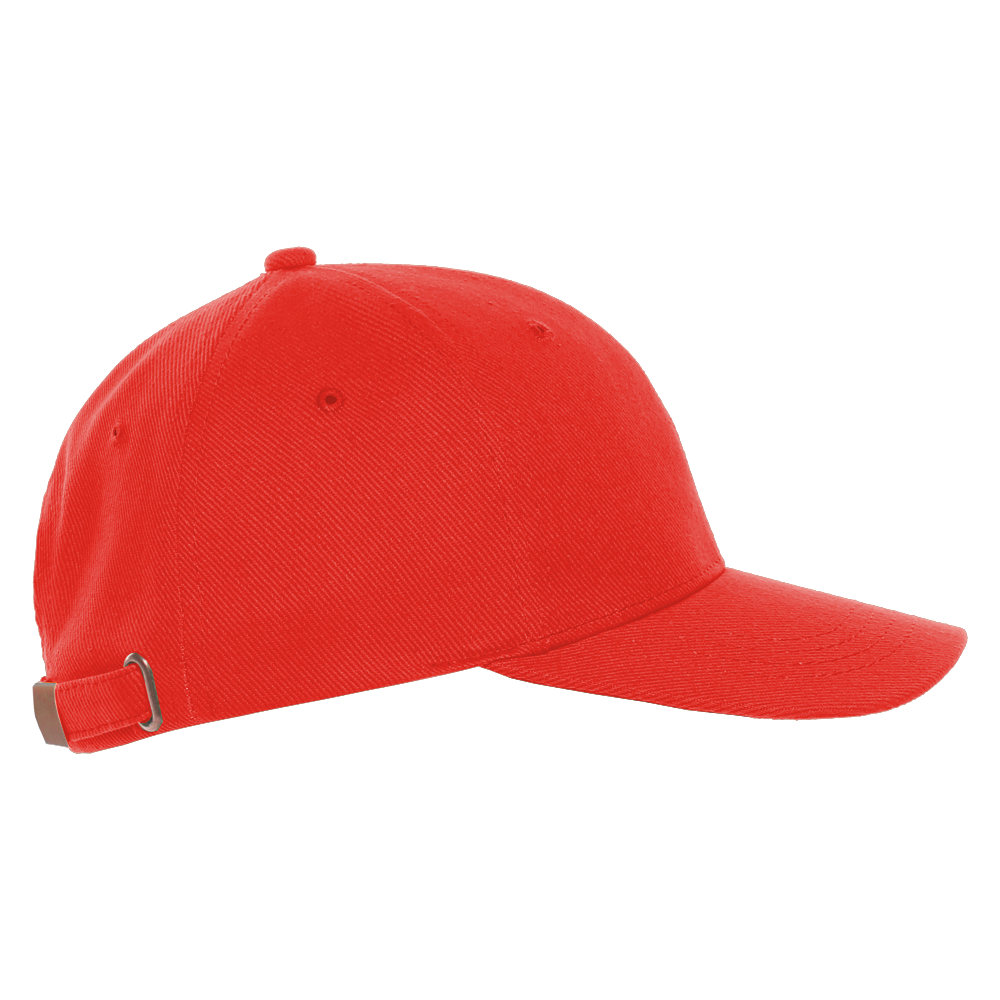 Бейсболка STAN 5 клиньев хлопок 330, 01, Красный,  (14)  (56-58)