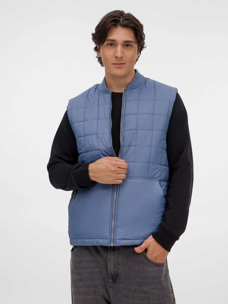 Жилет унисекс Warmbridge, синий (джинс), размер 4XL