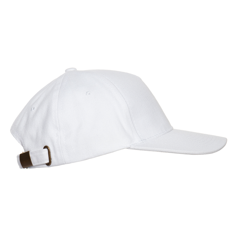 Бейсболка STAN 5 клиньев хлопок 280, 11, Белый,  (10/1)  (56-58/ONE SIZE)