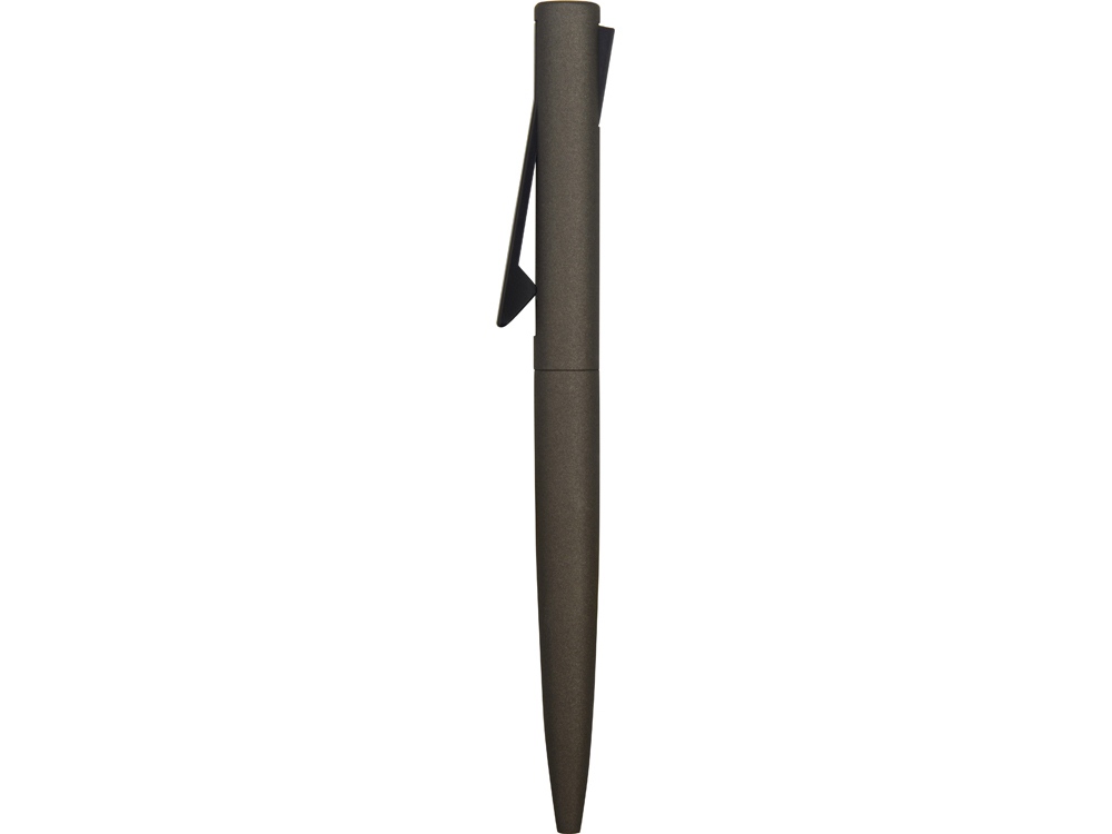 Ручка металлическая шариковая Bevel, серый/черный