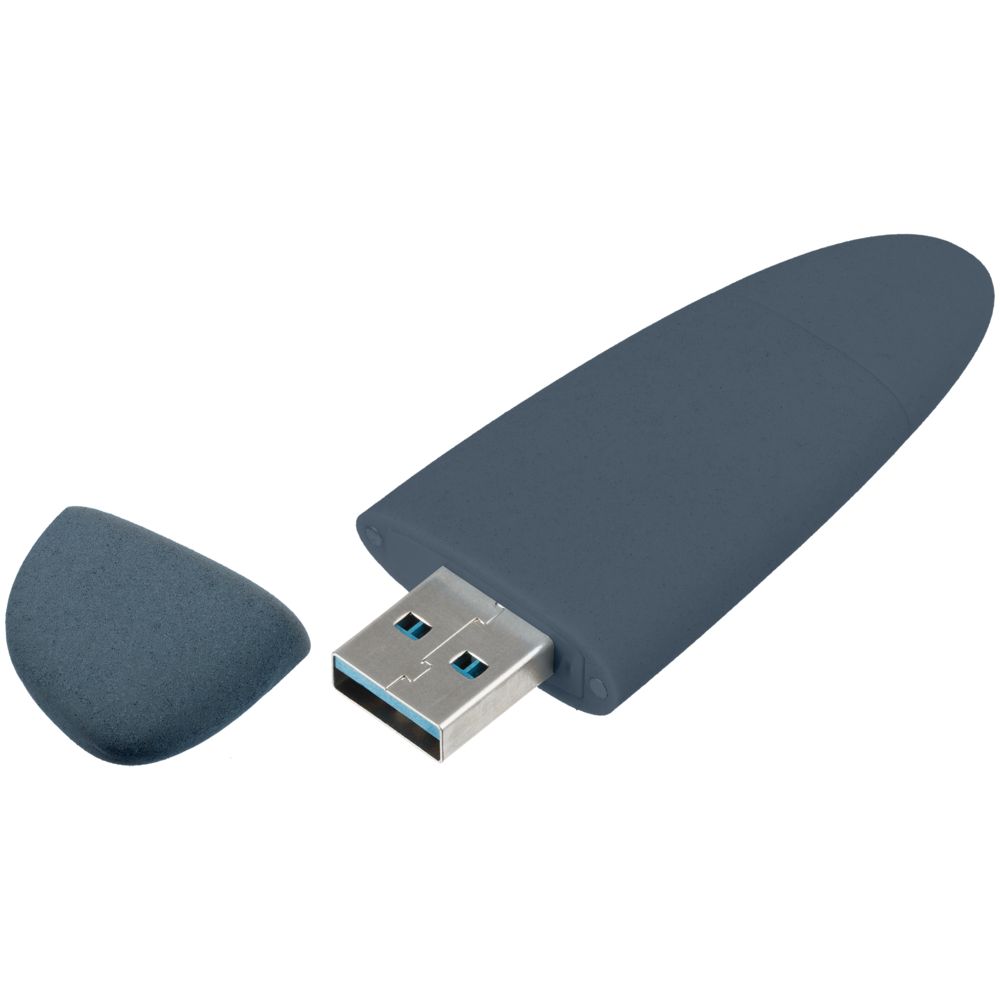 Флешка Pebble Type-C, USB 3.0, серая