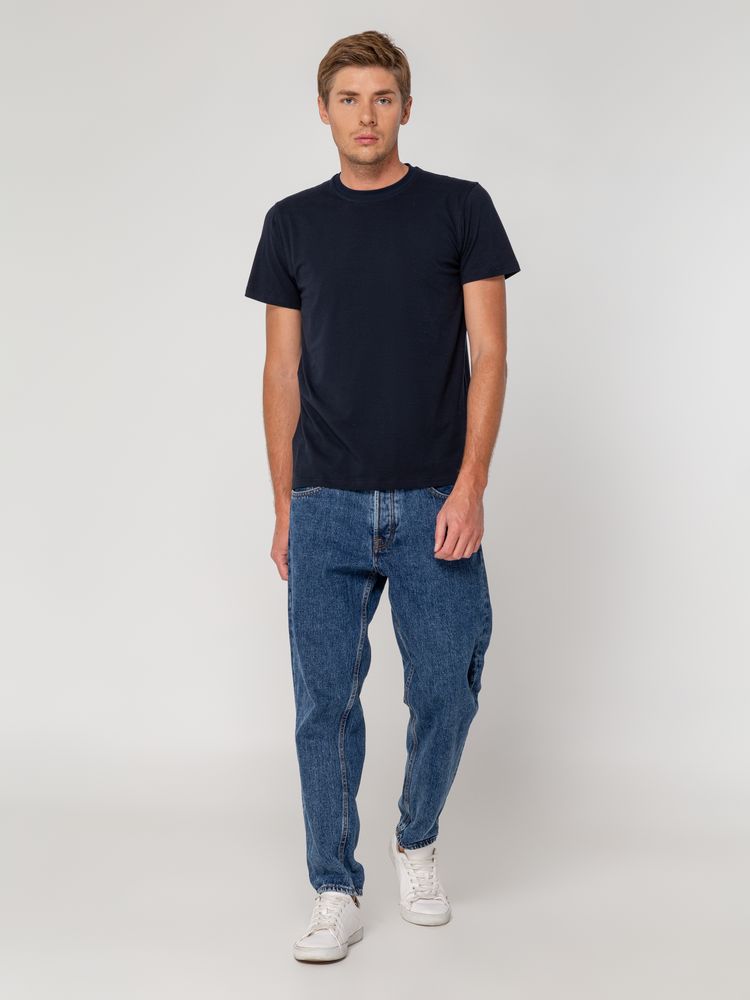 Футболка мужская T-bolka Stretch, темно-синяя (navy), размер XL