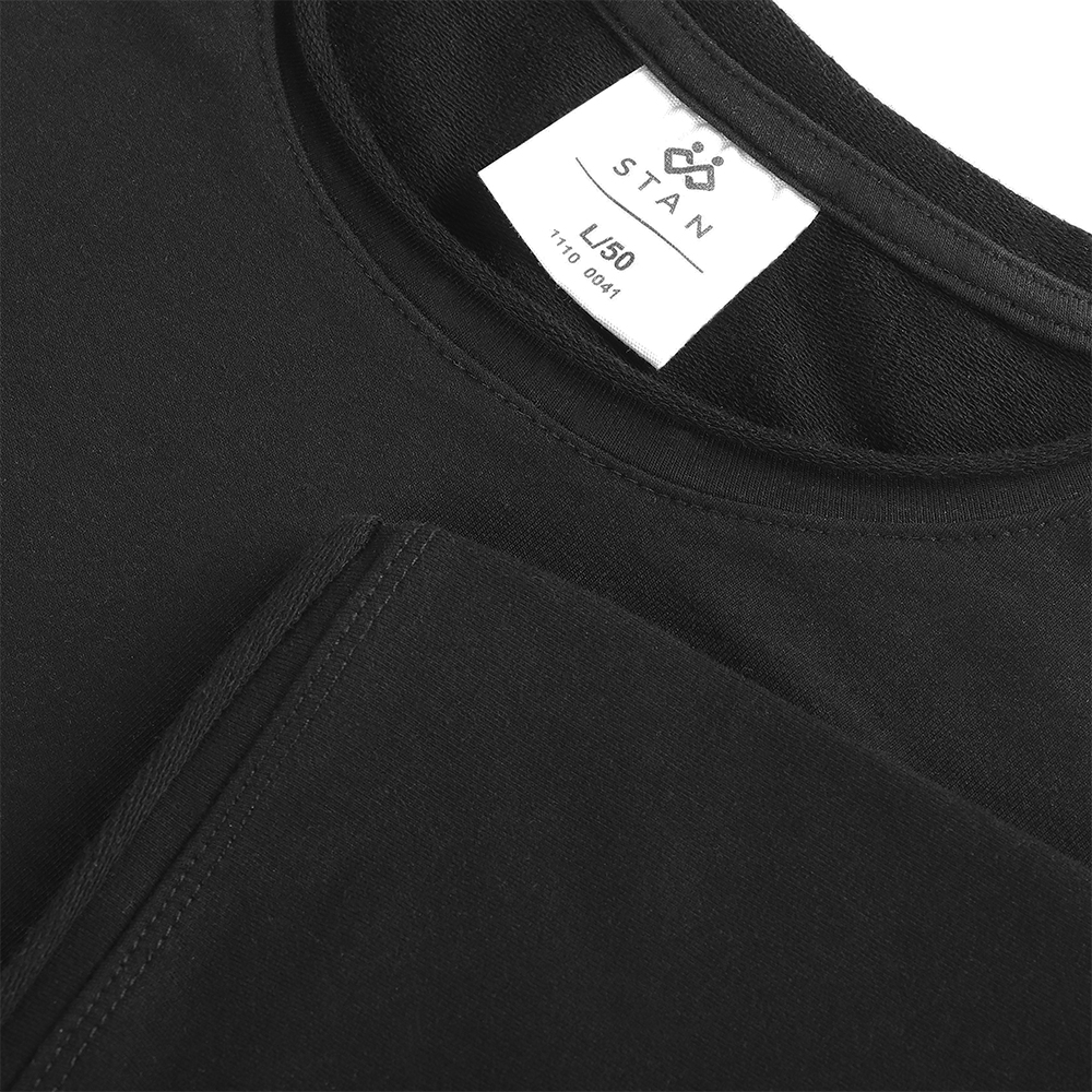 Футболка унисекс оверсайз STAN хлопок/спандекс 260, 41, Чёрный,  (20)  (54/XXL)