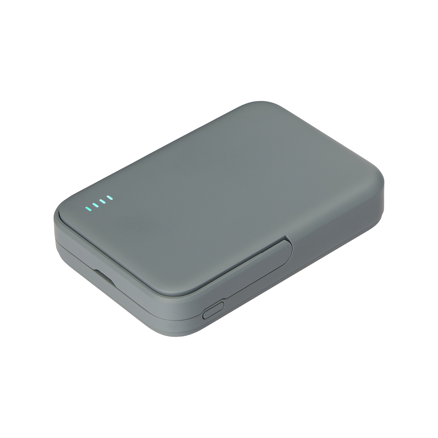 Внешний аккумулятор Union PD 10000mAh с функцией беспроводной зарядки 15W, серый
