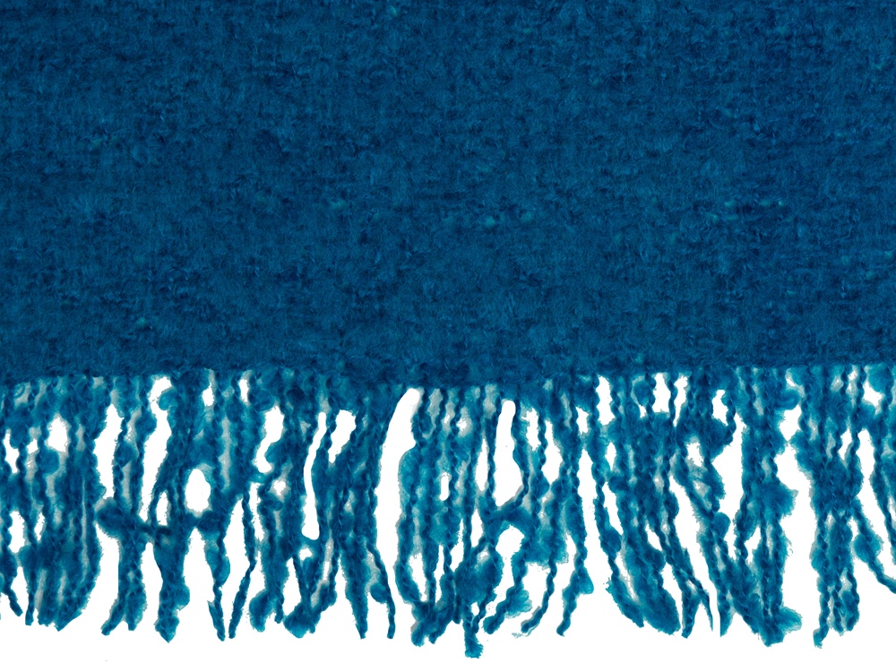 Плед акриловый Mohair, синий