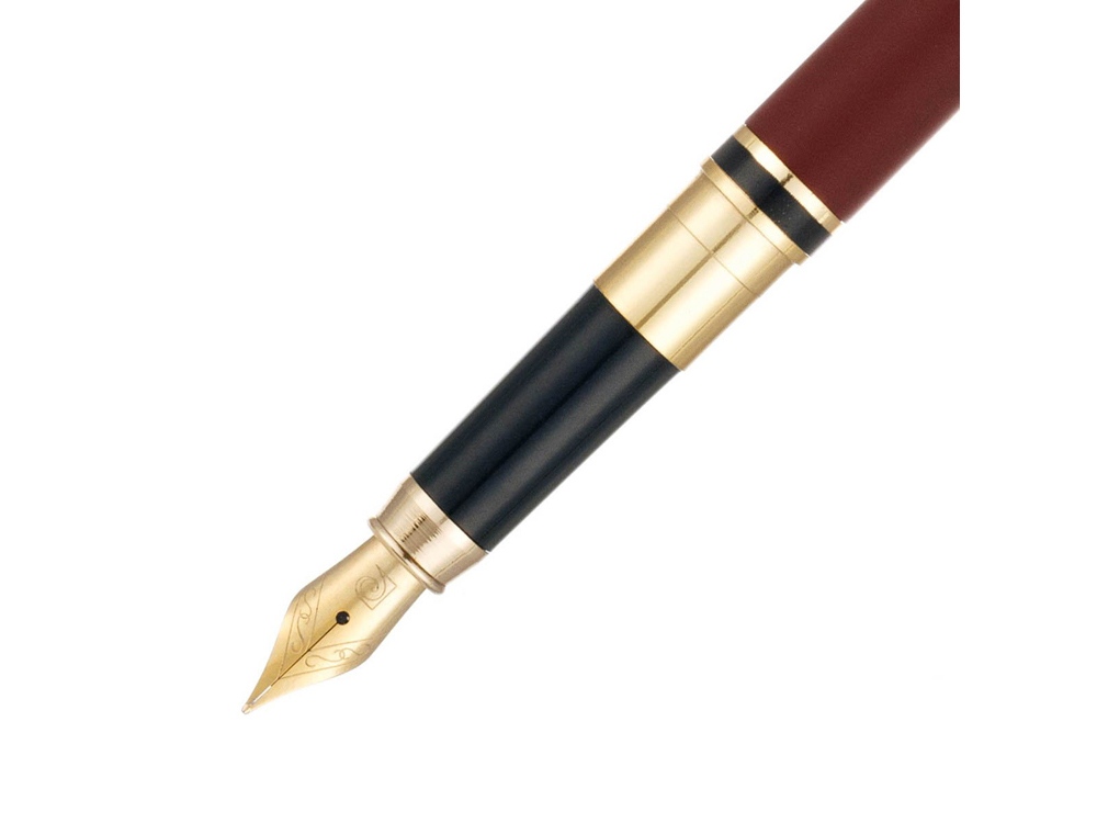Ручка 2 в 1 шариковая и перьевая Pierre Cardin коллекция 2 в 1 | COMBI PEN. Корпус - латунь. Материал клипа - сталь. Цвет - терракотовый. Упаковка Е