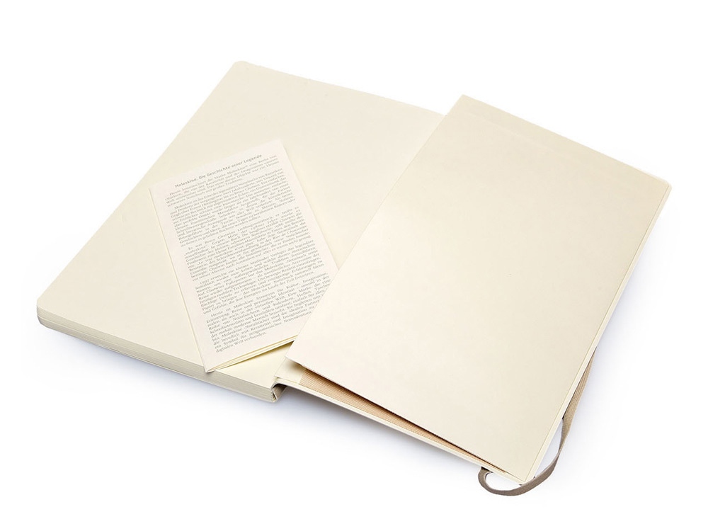 Записная книжка Moleskine Classic Soft (в линейку), Large (13х21см), бежевый