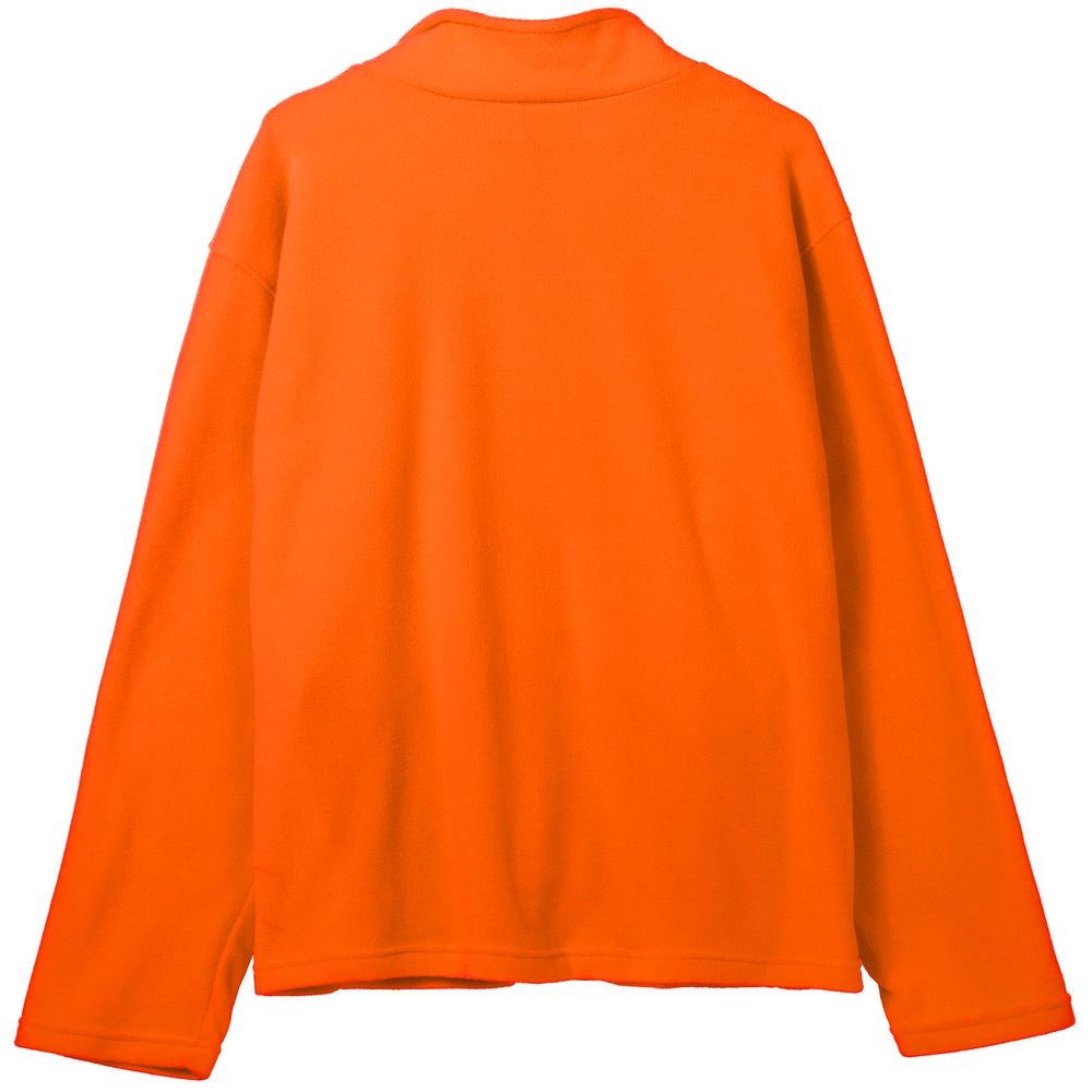 Куртка флисовая унисекс Manakin, оранжевая, размер XS/S