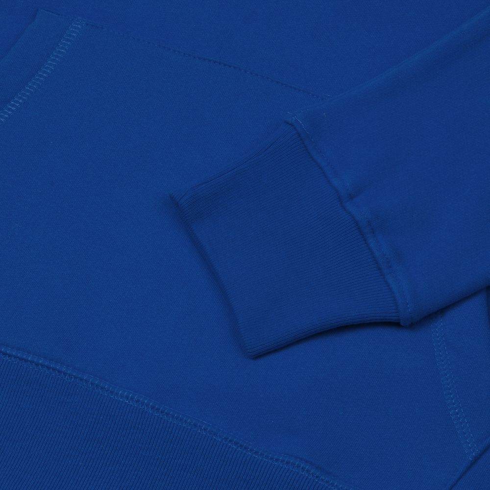 Толстовка с капюшоном унисекс Hoodie, ярко-синяя, размер XS