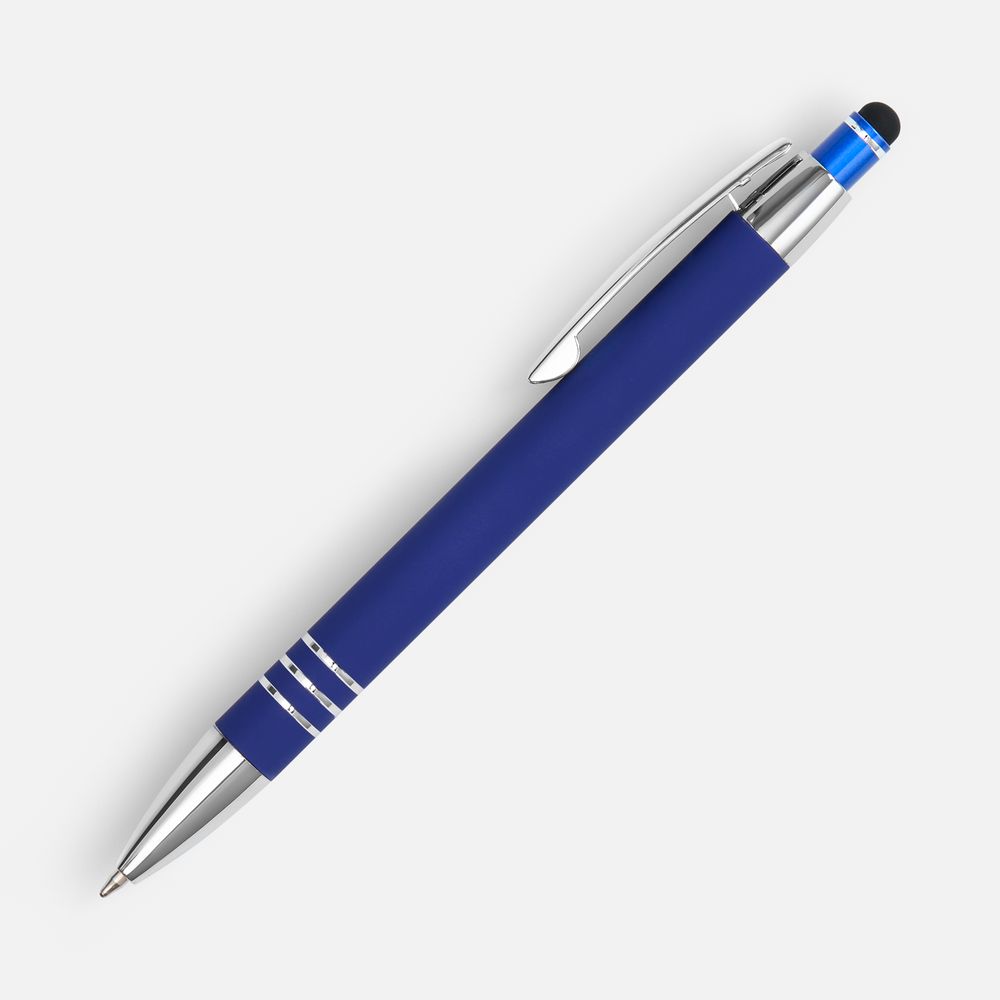 Ручка шариковая Sansen Soft Touch со стилусом фото на сайте Print Logo.