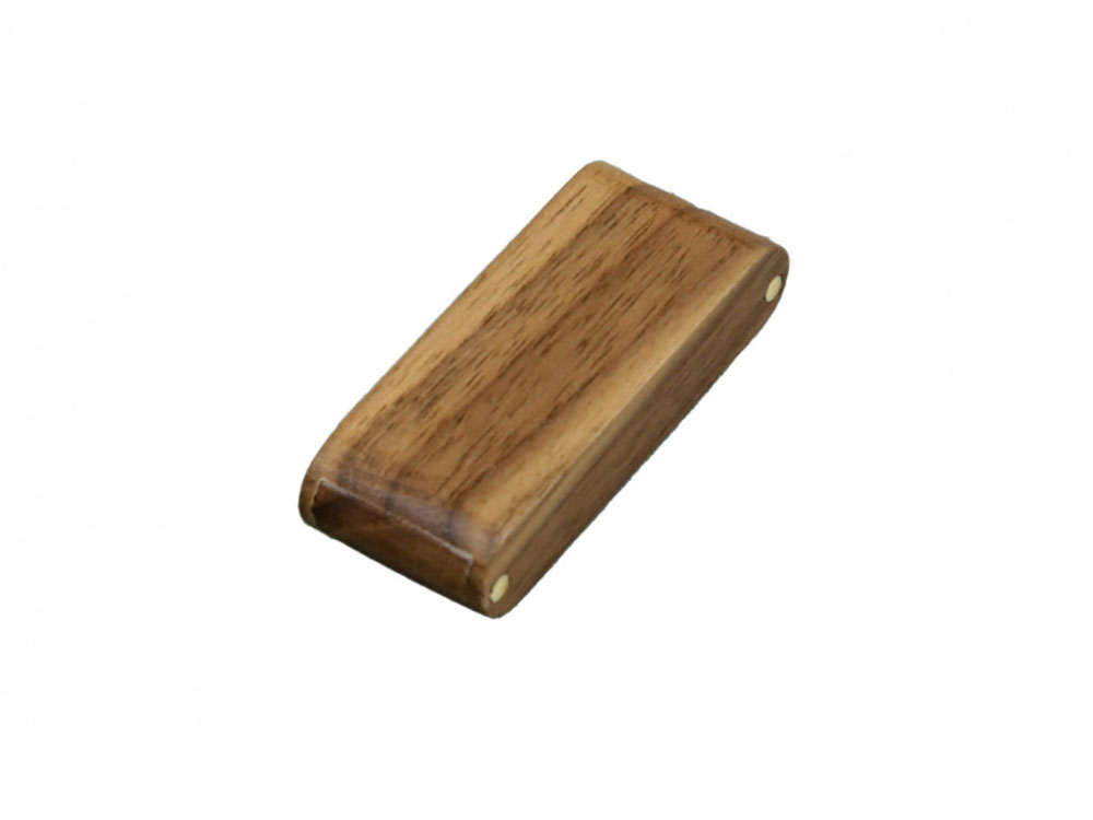 USB 2.0- флешка на 8 Гб прямоугольной формы с раскладным корпусом с логотипом  | Print Logo