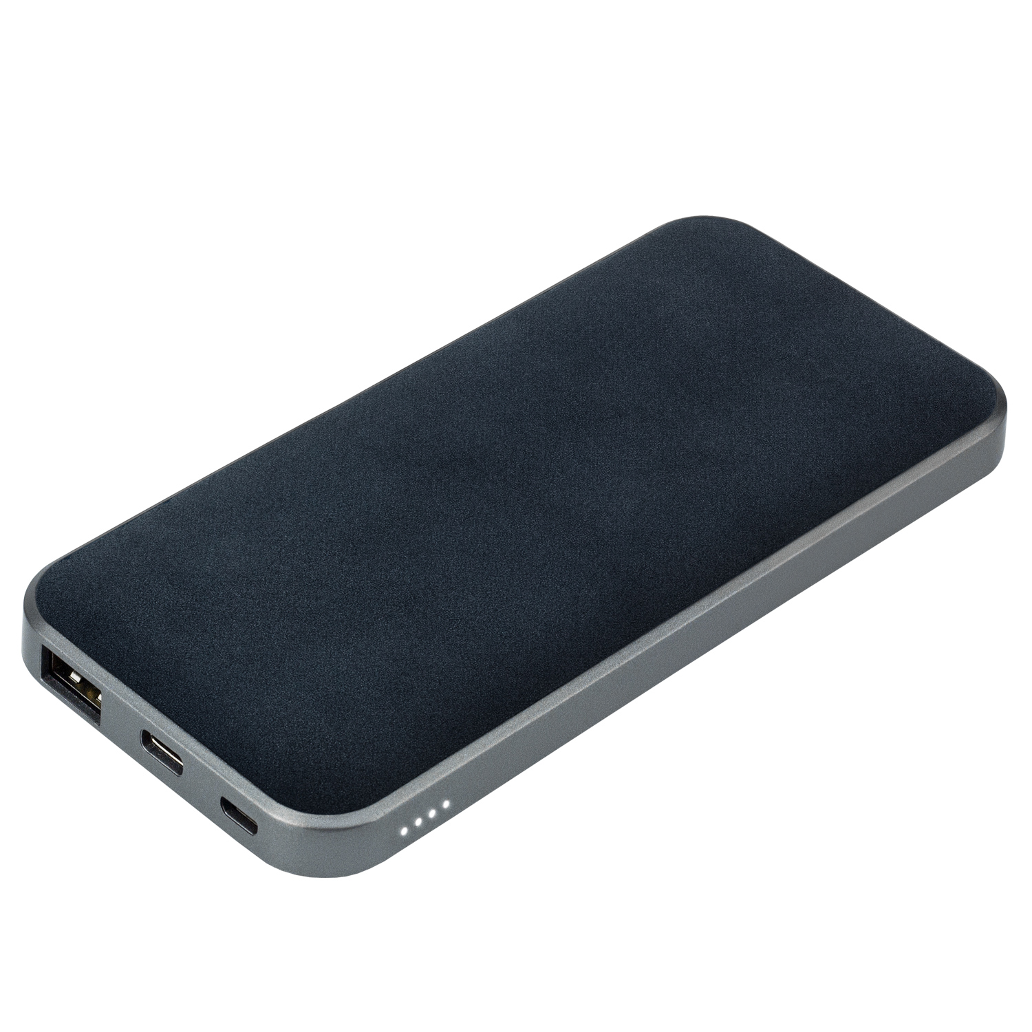 Внешний аккумулятор Ин Велюр (In Velour) 10000 mAh, серый с логотипом Распродажа -50% | Print Logo