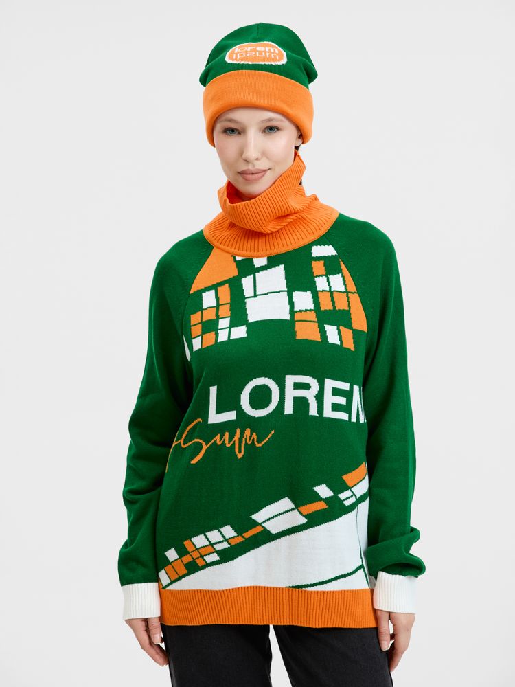 Свитер на заказ Tricksy Net Reglan, акрил, размер L