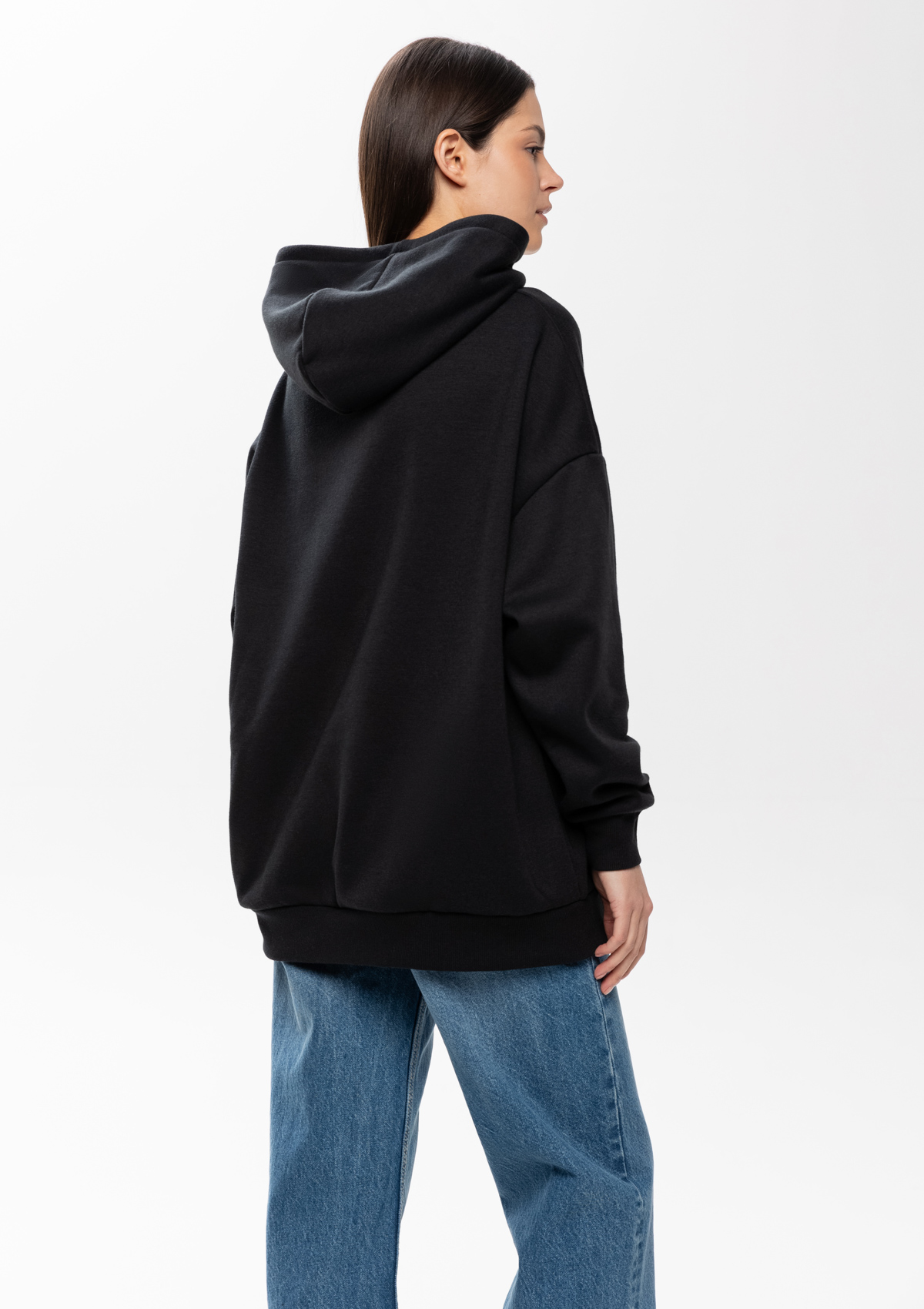 Худи унисекс STAN оверсайз интерсофт 320, 69, Чёрный,  (20)  (54/XXL)