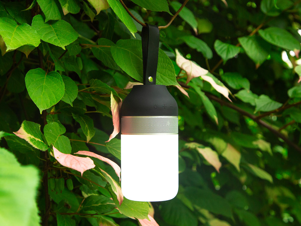 Беспроводная колонка Lantern со встроенным светильником, IPX4 с логотипом  | Print Logo