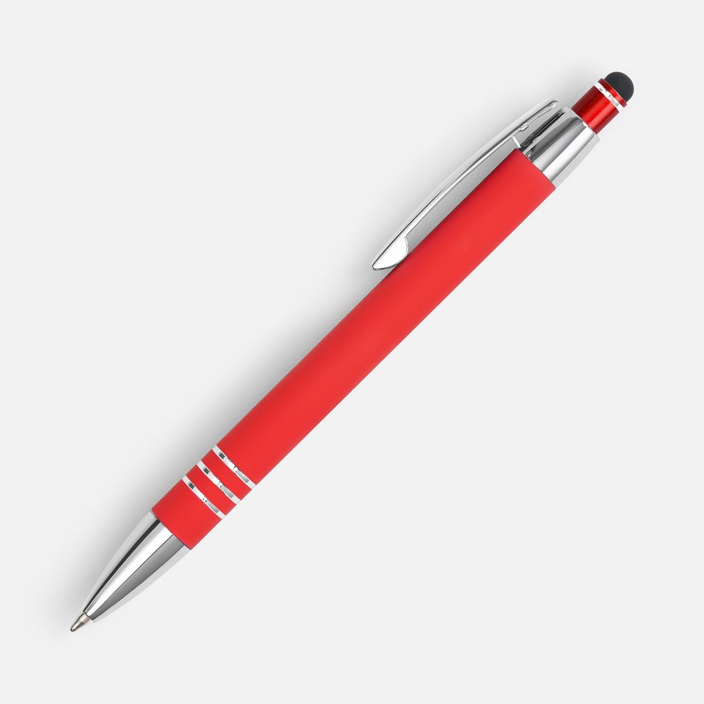 Ручка шариковая Sansen Soft Touch со стилусом
