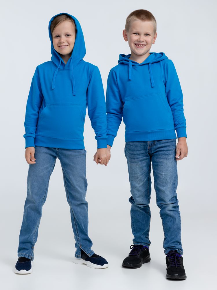 Худи детское Kirenga 2.0 Kids, бирюзовое, 8 лет