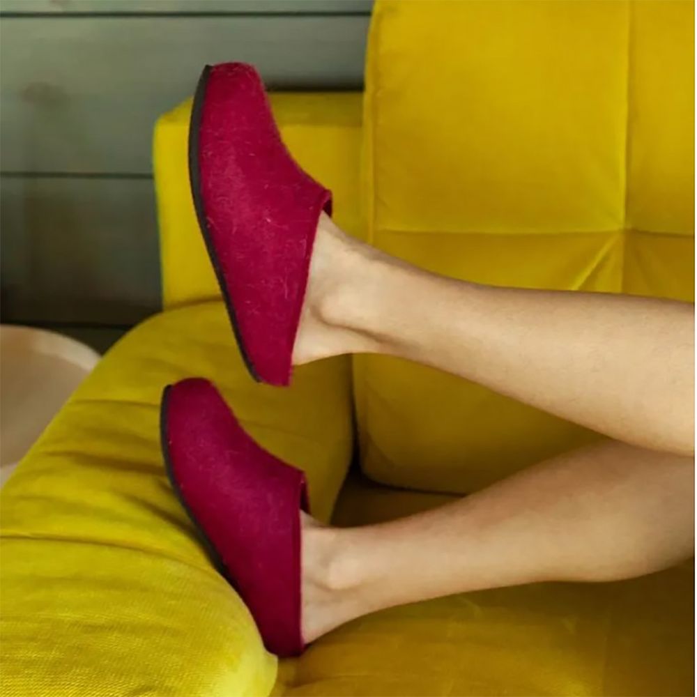 Домашние валенки Step, розовые (вереск), размер 35
