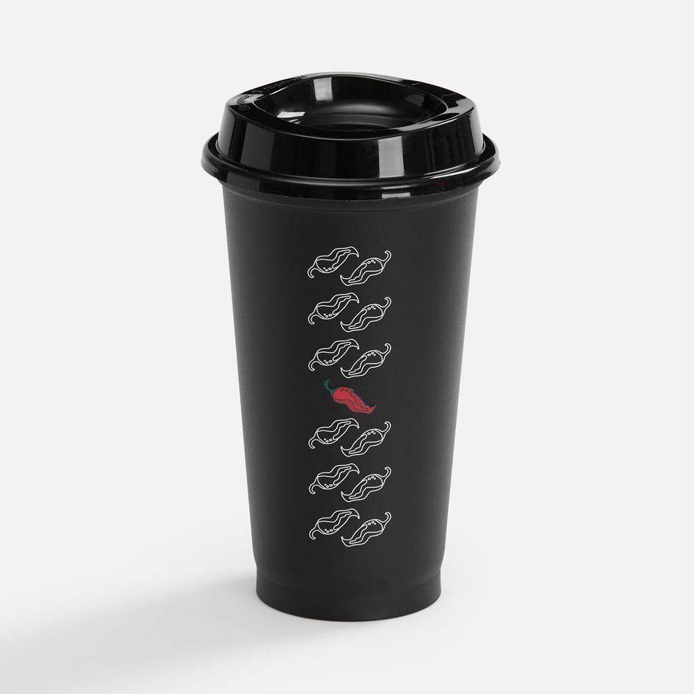 Стакан с крышкой Color Cap, ver.2
