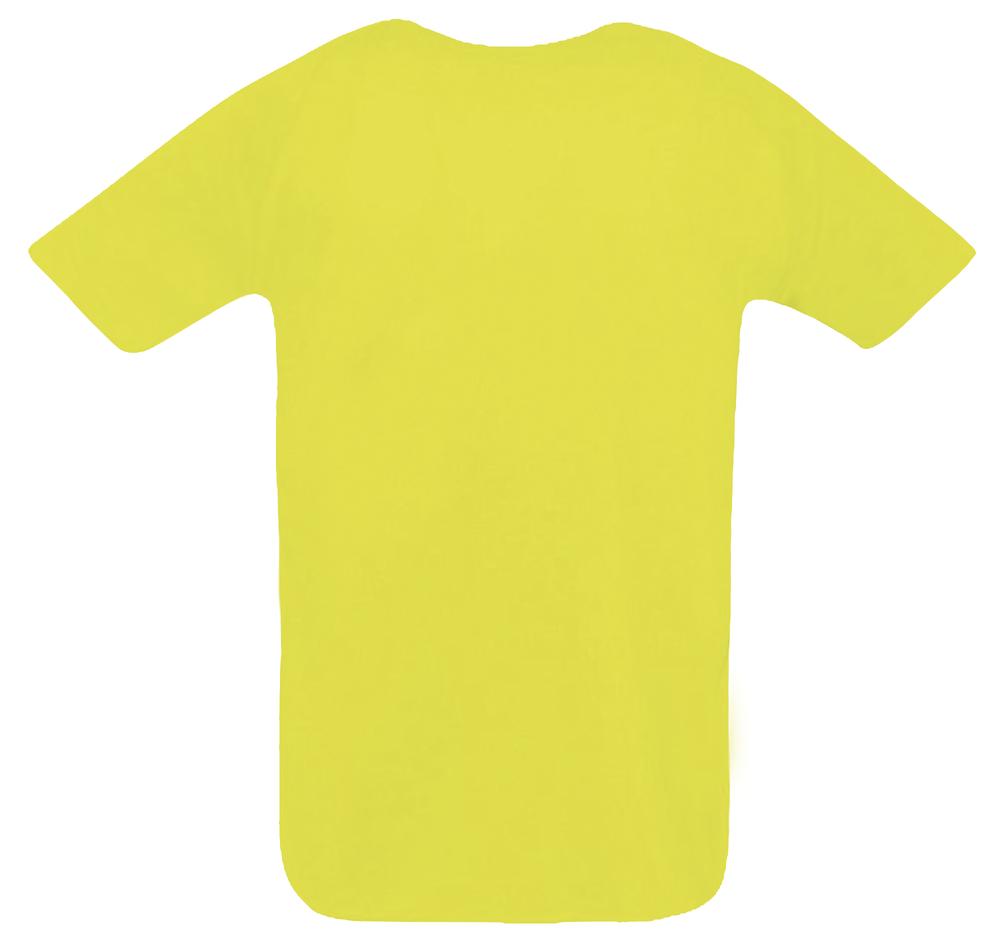 Футболка унисекс Sporty 140 желтый неон, размер L